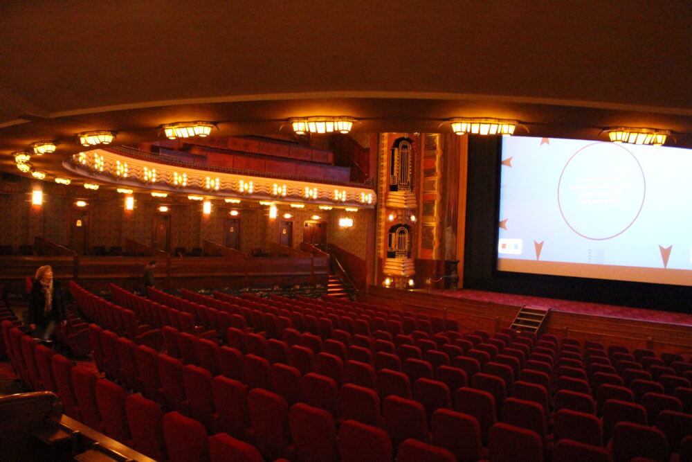 The main hall at Amstermm's Tuschinski Theatre