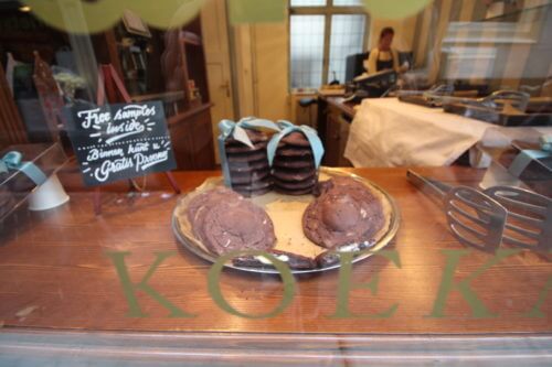 Amsterdam's famous cholocate cookie from Van Stapele