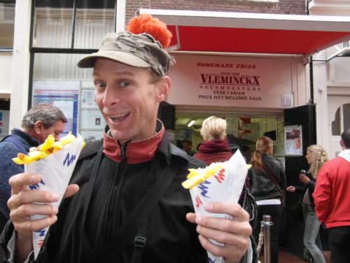 Flemish fries from Amsterdam's Best fries shop, Vleminckx