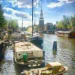 View of the Montelbaans Toren seen on a Private Amsterdam Walking Tour