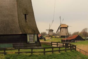 3 windmills on a Private Amsterdam Windmill Tour