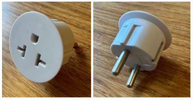 Travel adaptor from US to Europe