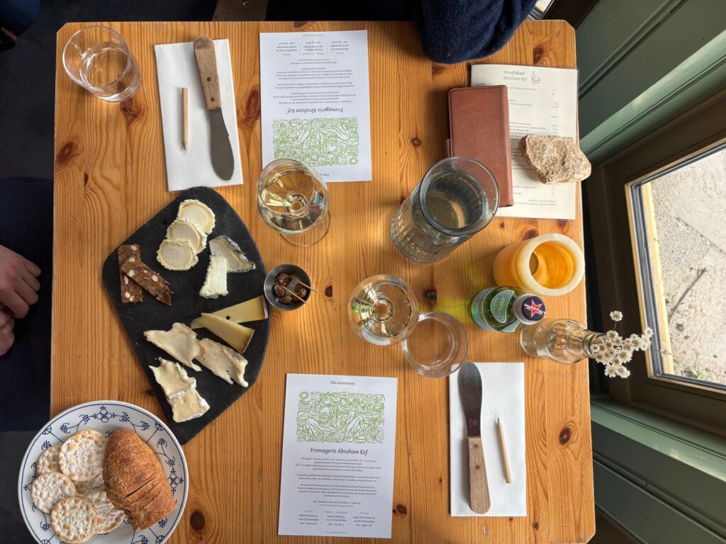 Cheese tasting first platter