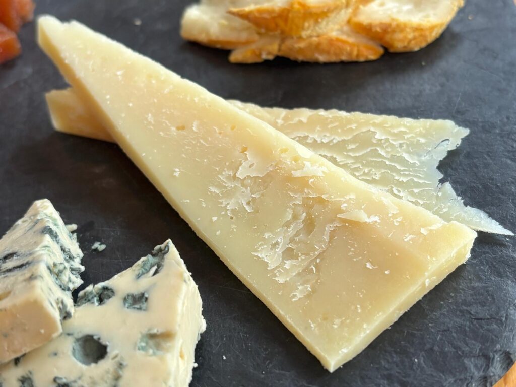 Lacaune cheese closeup