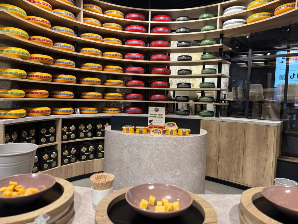 Cheese circle at Amsterdam Cheese Company